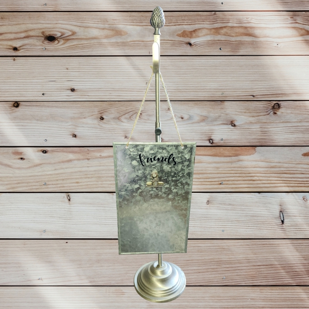 Floor/Table Stand with Hanging Sign